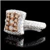 Image 2 : 14K White Gold 1.50ctw Fancy Color Diamond Ring