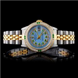 Rolex YG/SS DateJust 1.00ct Diamond Ladies watch