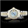 Image 1 : Rolex YG/SS DateJust 1.00ct Diamond Ladies Watch