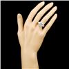 Image 4 : 14K Gold 2.77ct Aquamarine & 0.77ctw Diamond Ring
