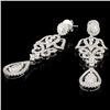 Image 2 : 14K Gold 1.77ctw Diamond Earrings