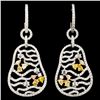 Image 1 : 18K Gold 3.01ctw Diamond Earrings
