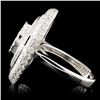 Image 3 : 18K Gold 3.78ctw Diamond Ring