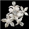 Image 1 : 18K Gold 4.46ctw Mix Diamond Ring