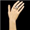 Image 4 : 18K Gold 4.46ctw Mix Diamond Ring