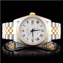 Rolex DateJust 18K & Stainless Steel Watch
