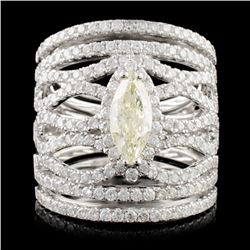 14K Gold 2.58ctw Diamond Ring