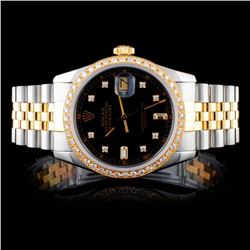 Rolex DateJust 1.00ct Diamond Gent's Watch