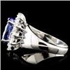 Image 3 : 14K Gold 3.74ct Tanzanite & 0.88ctw Diamond Ring