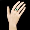 Image 4 : 14K Gold 3.88ct Emerald & 1.00ctw Diamond Ring