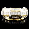 Image 1 : 18K TT Gold 1.13ctw Diamond Ring