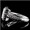 Image 3 : 14K White Gold 1.60ctw Fancy Color Diamond Ring