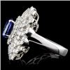 Image 3 : 18K White Gold 2.27ct Tanzanite & 2.14ct Diamond R