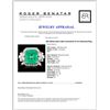 Image 4 : 18K White Gold 2.60ct Emerald & 0.77ct Diamond Rin
