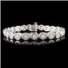 Image 1 : 14K Gold 0.56ctw Diamond Bracelet