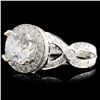 Image 2 : 14K Gold 1.82ctw Diamond Ring