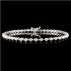 18K Gold 2.00ctw Diamond Bracelet