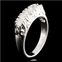 18K Gold 0.60ctw Diamond Ring