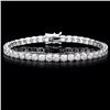 ^18k White Gold 9.50ct Diamond Tennis Bracelet