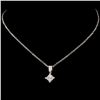 Image 2 : 18K Gold 0.25ctw Diamond Pendant
