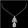 Image 2 : 18K Gold 0.49ctw Diamond Pendant