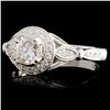 Image 2 : 18K Gold 0.82ctw Diamond Ring