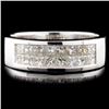 Image 1 : 18K Gold 0.80ctw Diamond Ring