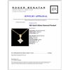 Image 3 : 18K Gold 0.50ctw Diamond Pendant
