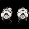 Image 1 : 14K Gold 0.07ctw Diamond Earrings