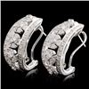 Image 1 : 18K Gold 0.77ctw Diamond Earrings