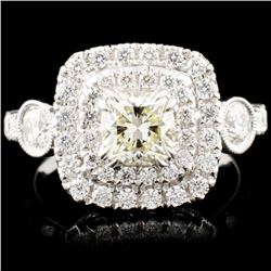 18K Gold 1.66ctw Diamond Ring