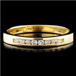 14K Gold 0.14ctw Diamond Ring