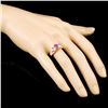 Image 3 : 14K Gold 0.98ct Ruby & 0.34ctw Diamond Ring
