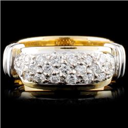 14K Gold 0.80ctw Diamond Ring