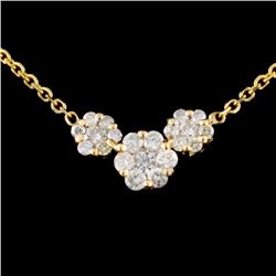 14K Gold 0.50ctw Diamond Necklace
