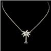 Image 2 : 14K Gold 0.25ctw Fancy Color Diamond Pendant