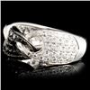 Image 2 : 14K Gold 0.89ctw Fancy Color Diamond Ring