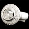 Image 2 : 18K Gold 1.60ctw Chopard Style Diamond Ring