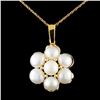 Image 1 : 14K Gold Pearl Pendant