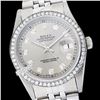 Image 1 : Rolex Men's Stainless Steel, QuickSet, Diamond Dial & Diamond Bezel - REF#425T5V