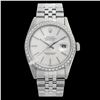 Image 1 : Rolex Men's Stainless Steel, QuickSet, Index Bar Dial Diamond Bezel - REF#425R5X
