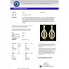 Image 3 : Genuine 2.0 CTW Micro Pave Diamond Certified Designer Earrings 18K Gold - 21475-REF#128G6W
