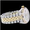 Image 2 : Rolex Men's 2Tone 14K Gold/ SS, QuickSet, Diam Dial & Diam/Sapphire Bezel - REF#474K5A