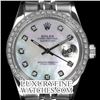 Image 1 : Rolex Men's Stainless Steel, QuickSet, Diamond Dial & Diamond Bezel - REF#458V2H