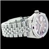 Image 2 : Rolex Ladies Stainless Steel, Diam/Ruby Dial & Diam/Ruby Bezel, Saph Crystal - REF#343T6V