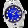 Image 1 : Rolex Men's Stainless Steel, QuickSet, Diam Dial & Diam/Sapphire Bezel - REF#425G5R