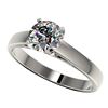 Image 1 : Genuine 1.26 CTW Certified H-I Quality Genuine Diamond Solitaire Engagement Ring Gold - 36528-REF#11
