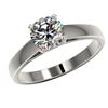 Image 2 : Genuine 1.26 CTW Certified H-I Quality Genuine Diamond Solitaire Engagement Ring Gold - 36528-REF#11