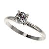 Image 1 : Genuine 0.50 CTW Certified Quality Cushion Cut Genuine Diamond Solitaire Ring Gold - 32871-REF#58M7H