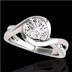 Genuine 1.15 CTW Certified G-I Genuine Diamond Solitaire Bridal Ring Gold - 34835-REF#102N5G